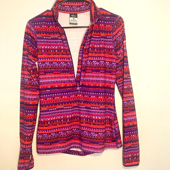 Nike Women's Dri-Fit Pro Warm 8 Bit 1/2 Zip Training Shirt Size Small - Picture 6 of 13